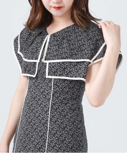 「archives」 ノースリーブワンピース MEDIUM ブルー レディース_画像6