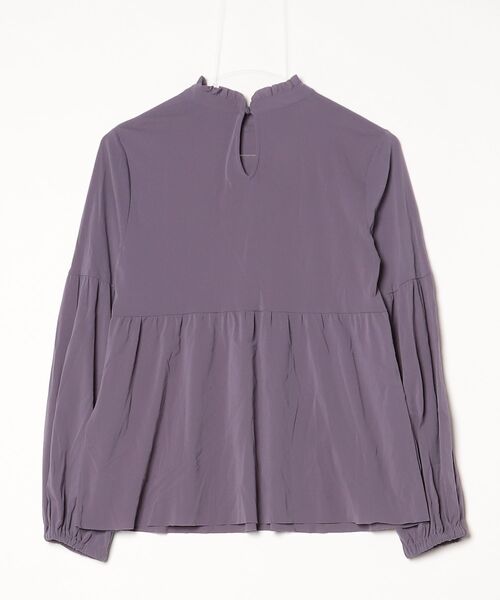 Vivienne Tam ストライプ柄長袖トップス　美品　ヴィヴィアンタム VIVIENNE TAM（ヴィヴィアンタム） 長袖カットソー 38 パープル