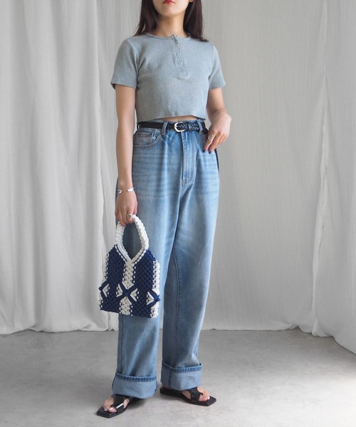 「minia」 フラットサンダル M ブラウン レディース_画像2