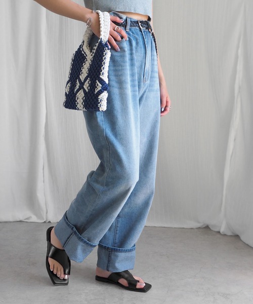 「minia」 フラットサンダル M ブラウン レディース_画像5