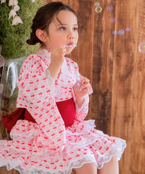 ［mai］90-110cm キッズ浴衣 ハンドメイド浴衣 ゆかた 甚平 CELEN 甚平 ゆかた 浴衣 「KIDSセパレート浴衣/ゆかた単品」キッズ