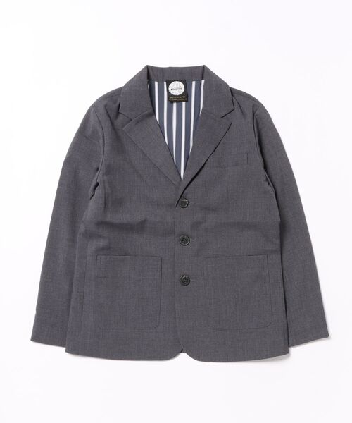 「maarook」 「KIDS」テーラードジャケット 160cm チャコール キッズ_画像4