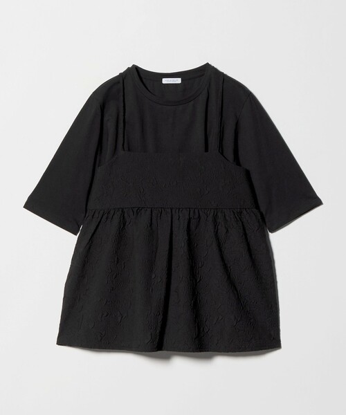 tシャツ エンボスキャミ＋Tシャツ ‐セットアイテム‐「A DAY IN THE LIFE」 レディースの画像