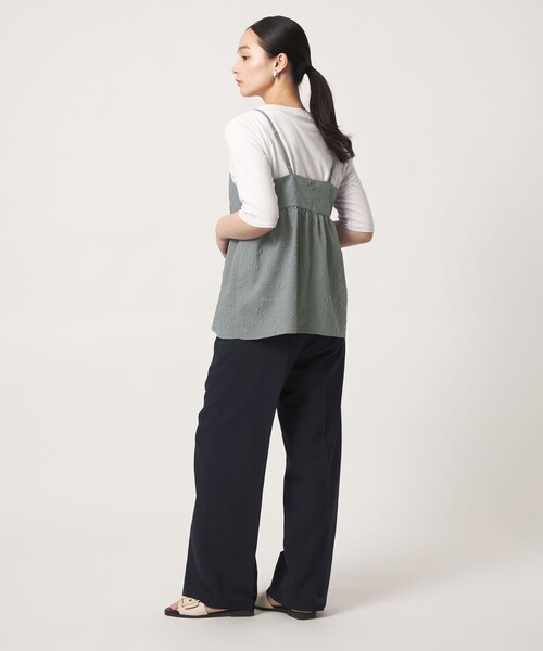 tシャツ エンボスキャミ＋Tシャツ ‐セットアイテム‐「A DAY IN THE LIFE」 レディースの画像
