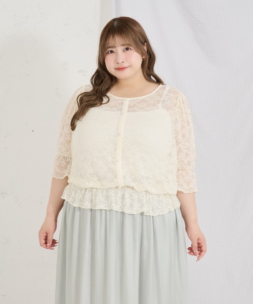 Louiosy（ルオシー） ブラウス シャツ 半袖 「Louiosy」「大きいサイズ 