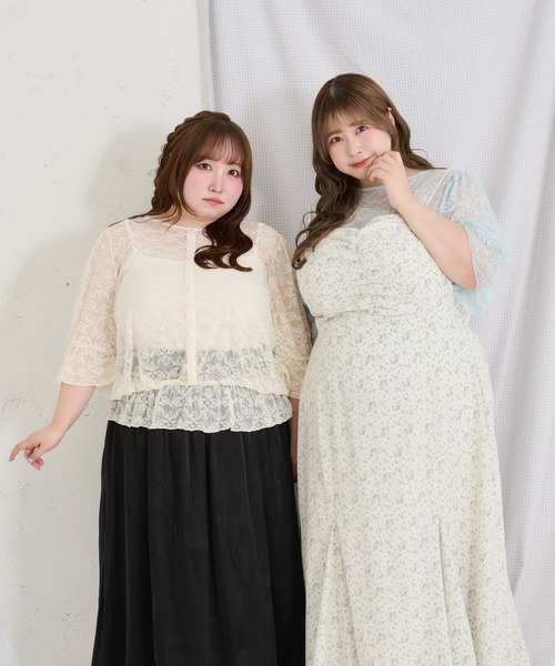 Louiosy（ルオシー） ブラウス シャツ 半袖 「Louiosy」「大きいサイズ 
