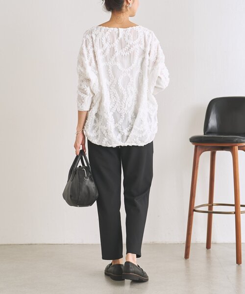 BEARDSLEY（ビアズリー） パンツ ウエストリブスリムパンツ レディース