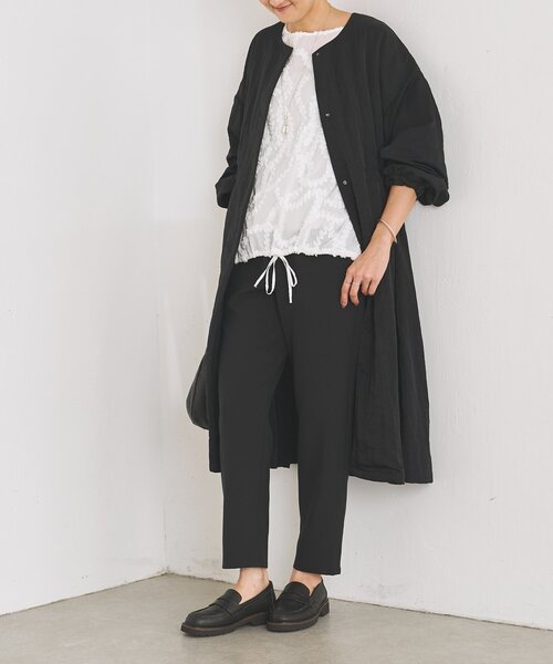 BEARDSLEY（ビアズリー） パンツ ウエストリブスリムパンツ レディース