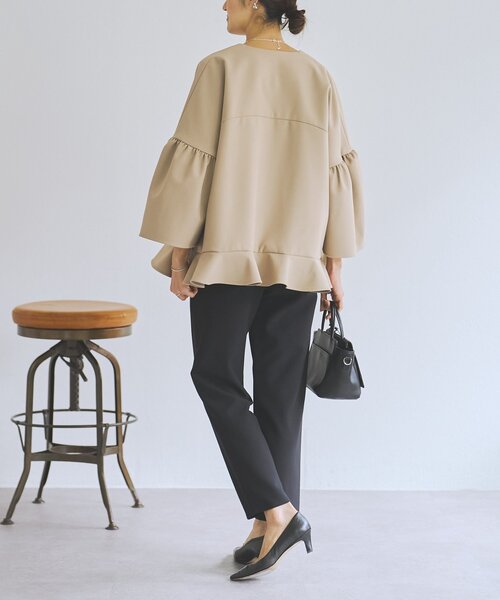 BEARDSLEY（ビアズリー） パンツ ウエストリブスリムパンツ レディース