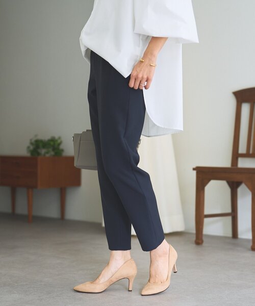 BEARDSLEY（ビアズリー） パンツ ウエストリブスリムパンツ レディース