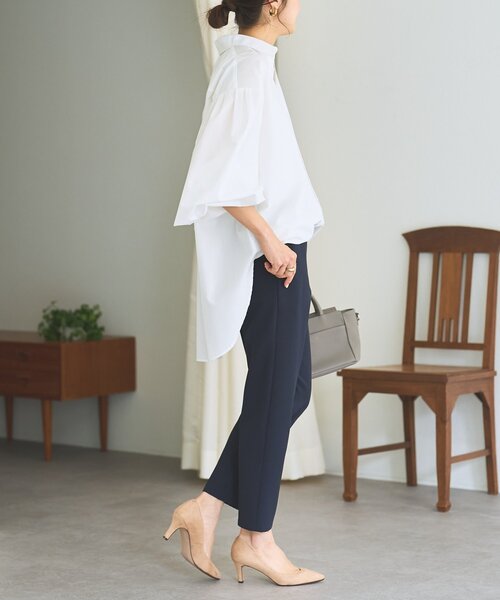 BEARDSLEY（ビアズリー） パンツ ウエストリブスリムパンツ レディース