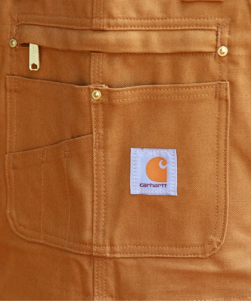 Carhartt（カーハート） オーバーオール W34xL30 ブラウン メンズ