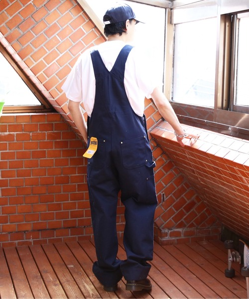 Carhartt（カーハート） オーバーオール W34xL30 ブラウン メンズ