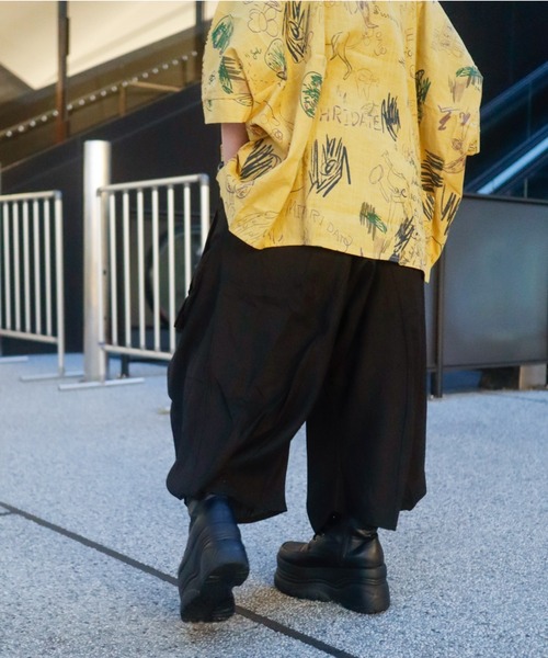 「rovtski」 「Hoco Line」イージーパンツ FREE ベージュ レディース_画像7