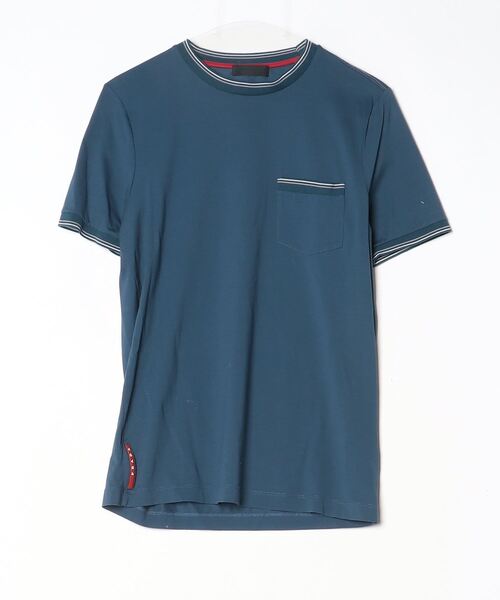 PRADAプラダ/半袖Tシャツ/ネイビー/ PRADA（プラダ） 半袖Tシャツ S ネイビー メンズ : ZOZOTOWN Yahoo!店