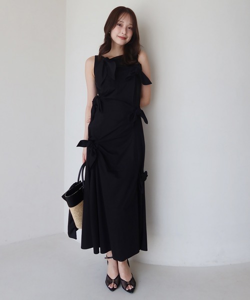 EIMY ISTOIRE（エイミーイストワール） ワンピース RIBBON CUT DRESS 