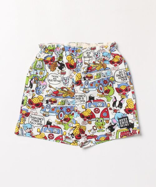 HYSTERIC MINI（ヒステリックミニ） パンツ BAND WAGON総柄 ショート