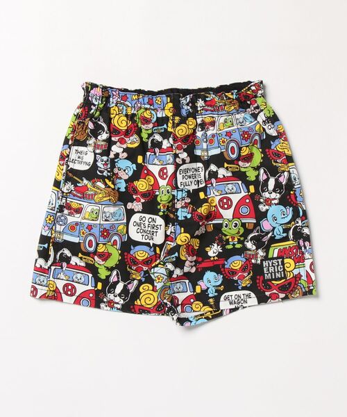 HYSTERIC MINI（ヒステリックミニ） パンツ BAND WAGON総柄 ショート
