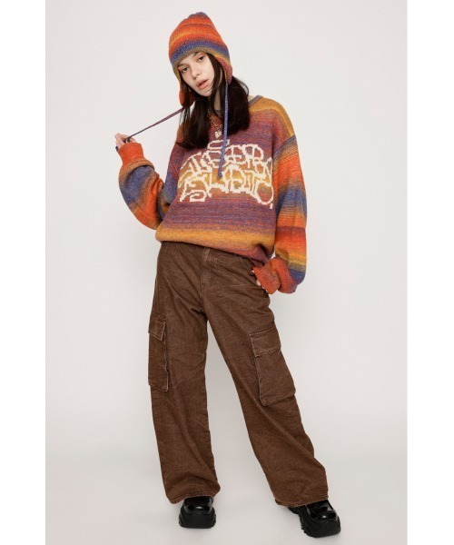 「SLY」 デニムパンツ 0 ブラウン レディース_画像8