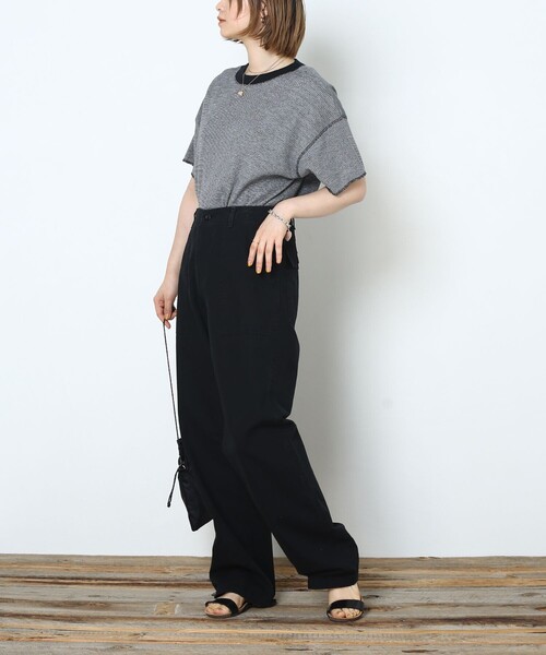 「FREAK'S STORE」 パンツ SMALL オリーブ レディース_画像6