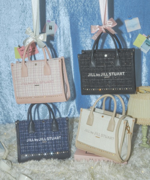 ジル・スチュアート　ジルバイジル・スチュアート　ツイードバッグ　ショルダーバッグ JILL by JILL STUART（ジルバイジルスチュアート） ショルダーバッグ