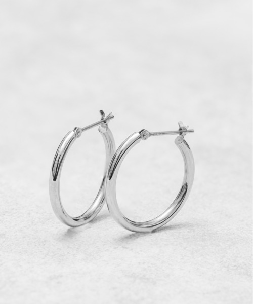 ピアス PT900フープピアス メンズ レディースの画像