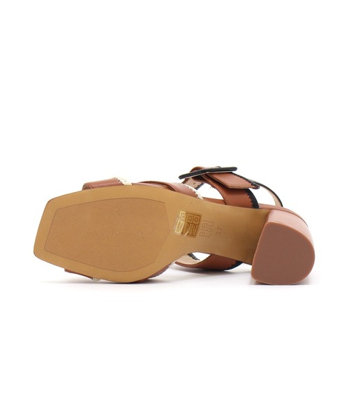 サンダル BIBI LOU / bicolor back strap sandals(バイカラーチャン 