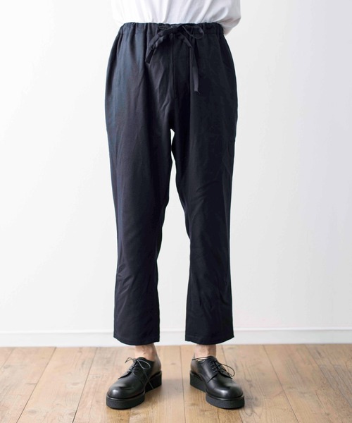 BASISBROEK ブラック イージーパンツ BASISBROEK (バージズブルック) BRAVO / イージーパンツ