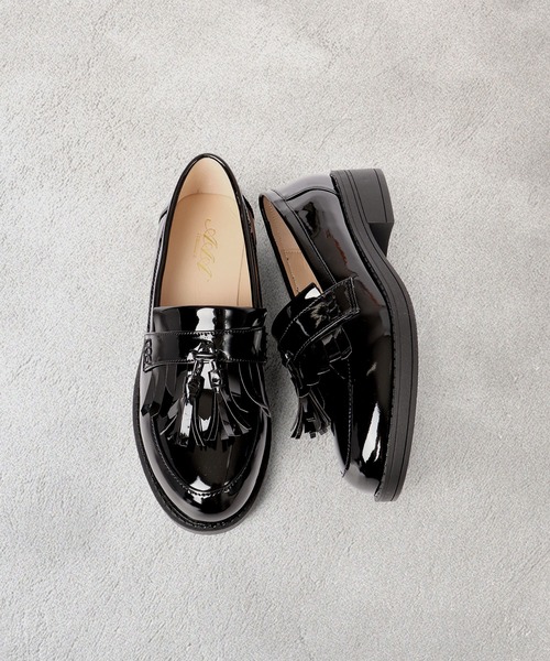 ローファー AAA+Feminine 軽量マニッシュタッセルローファー