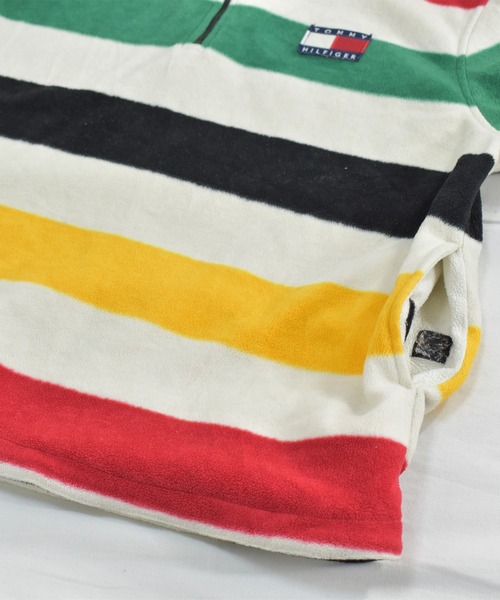 ィンテージ トップス ZOZOTOWN PayPayモール店 - 通販 - PayPayモール TOMMY HILFIGER/トミーヒルフィガー ロゴ ハーフジップ フリース いいたしま