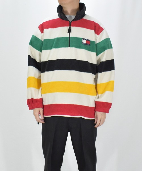 ィンテージ トップス ZOZOTOWN PayPayモール店 - 通販 - PayPayモール TOMMY HILFIGER/トミーヒルフィガー ロゴ ハーフジップ フリース いいたしま