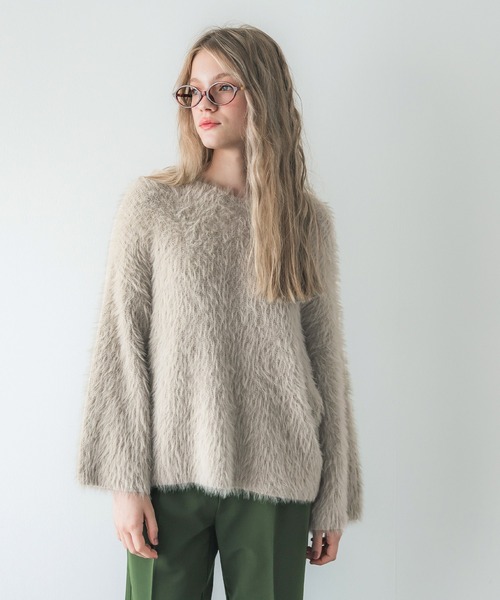 新品❤︎シャギーニット coca ニット セーター ＼新色追加／ふんわりシャギーニット