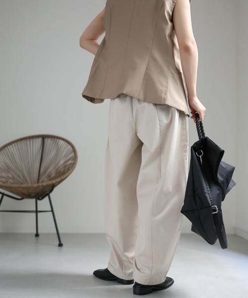 ap retro パンツ カーブボリュームパンツ / バレルレッグパンツ