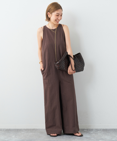 plage サロペット オーバーオール Cut off アメリカンスリーブ