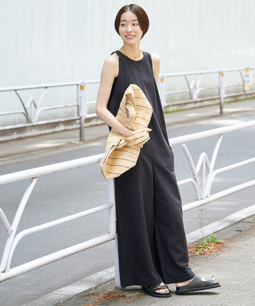 plage プラージュ サロペット 38 ブラック salopette plage プラージュ サロペット 38 ブラック salopette plage