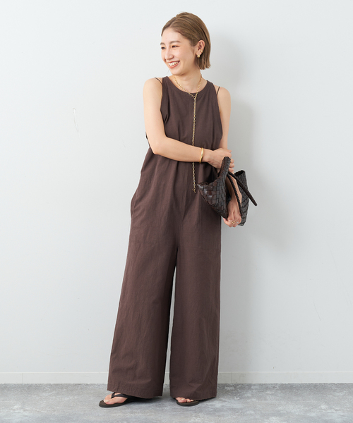 plage サロペット　34 美品 Plage プラージュ ブラウン サロペット 34 - メルカリ