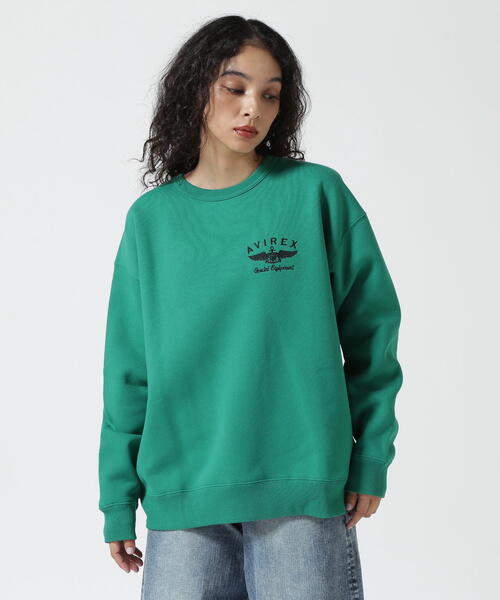 トレーナー スウェット VARSITY LOGO SWEAT レディース AVIREX トレーナー スウェット VARSITY LOGO SWEAT/バーシティ
