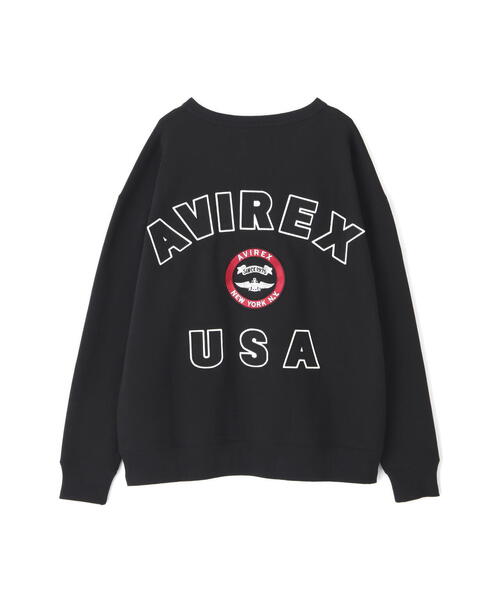 AVIREX トレーナー スウェット VARSITY LOGO SWEAT/バーシティ