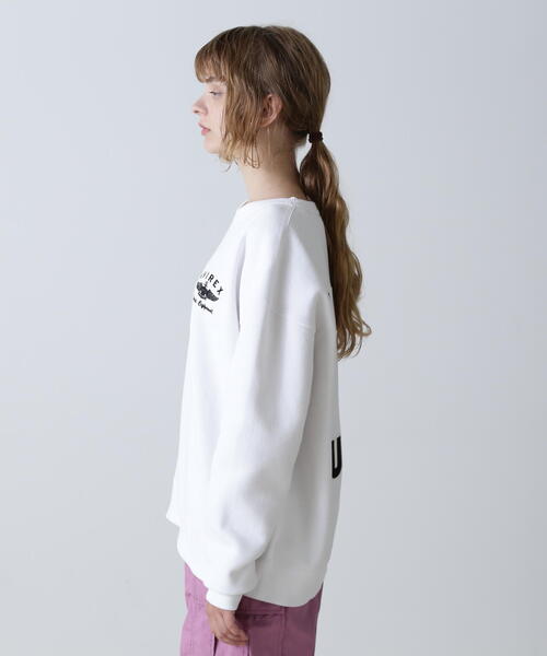 トレーナー スウェット VARSITY LOGO SWEAT/バーシティロゴスウェット レディース AVIREX トレーナー スウェット VARSITY LOGO SWEAT/バーシティ