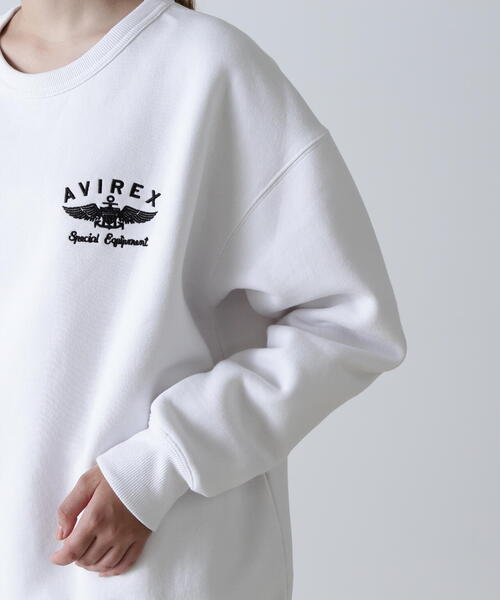 AVIREX トレーナー スウェット VARSITY LOGO SWEAT/バーシティ