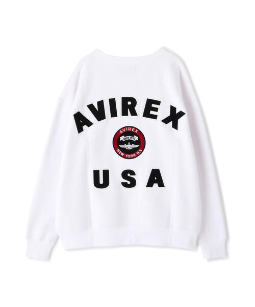 トレーナー スウェット VARSITY LOGO SWEAT レディース AVIREX トレーナー スウェット VARSITY LOGO SWEAT/バーシティ