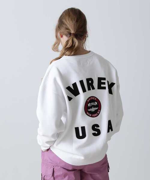 トレーナー スウェット VARSITY LOGO SWEAT/バーシティロゴスウェット レディース