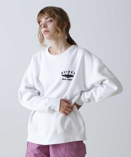 トレーナー スウェット VARSITY LOGO SWEAT レディース AVIREX トレーナー スウェット VARSITY LOGO SWEAT/バーシティ