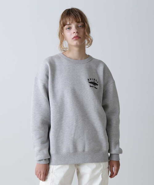 トレーナー スウェット VARSITY LOGO SWEAT/バーシティロゴスウェット レディース AVIREX トレーナー スウェット VARSITY LOGO SWEAT/バーシティ