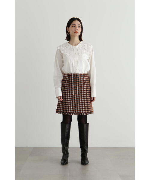 ジル スチュアート JILL STUART カラーミックスツイードジャケット 楽天市場】【SALE／80%OFF】カラーミックスツイードジャケット