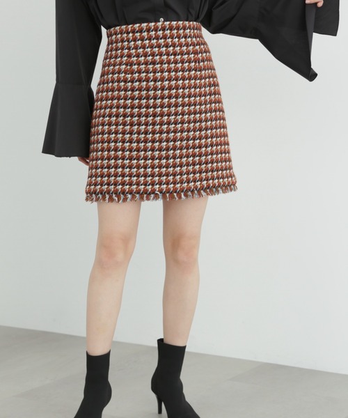 JILL STUART（ジルスチュアート） スカート カラーミックスツイード