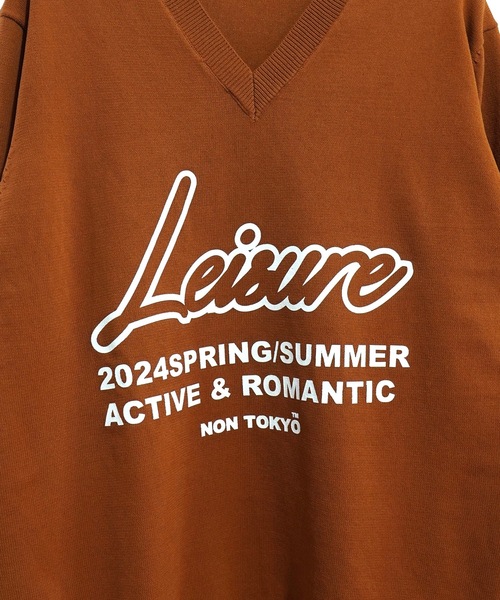 NON TOKYO(ノントーキョー) ニット セーター PRINT V-NECK NON TOKYO(ノントーキョー) ニット セーター PRINT V-NECK