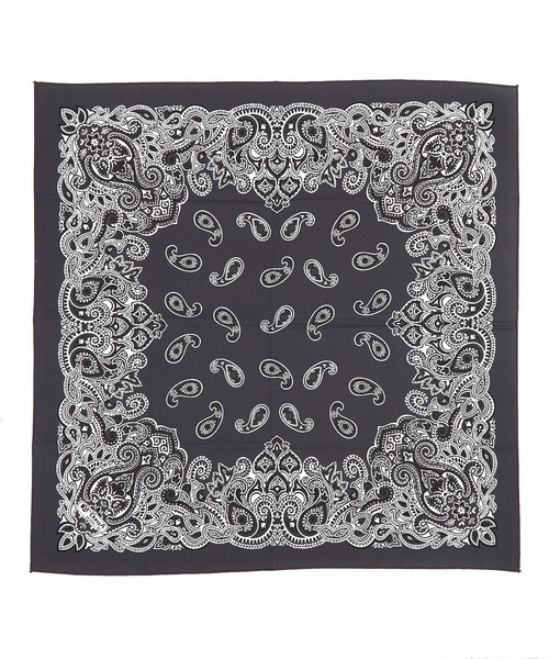 スカーフ バンダナ an meets zakka ペイズリー柄バンダナ レディース