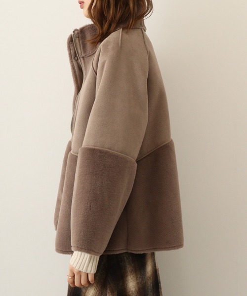 ららくま様☆ noela フェイクムートンコート 新品 Noela（ムートンコート）のフリマアイテム一覧