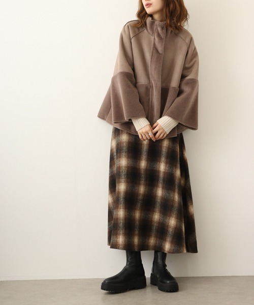 アンナ Anna Nicola（アンナニコラ） ムートンコート ボアコート フェイク
